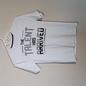 performance active tee, size L (10-12), white